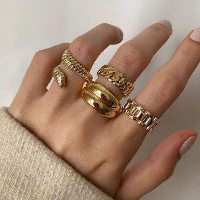 Chain ring set